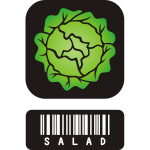 Salad icon vector illustration