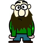 Cartoon man with beard-1574352519