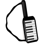 Keytar musical instrument