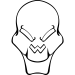 Extraterrestrial's skull
