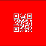 Swiss Flag With QR code vector