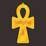 Golden symbol of life