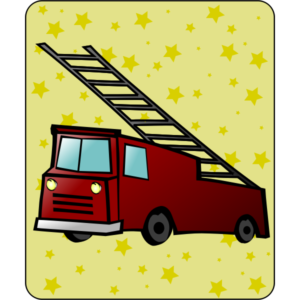 Fire truck cartoon | Free SVG