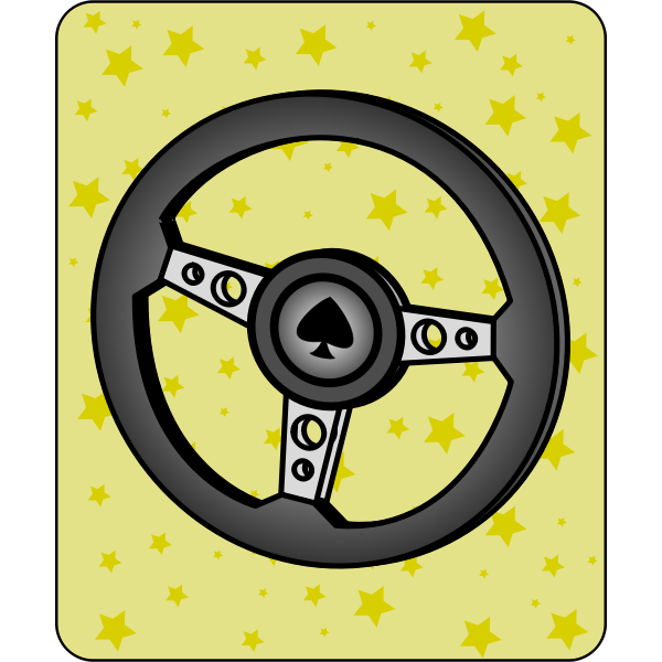 Steering wheel cartoon | Free SVG