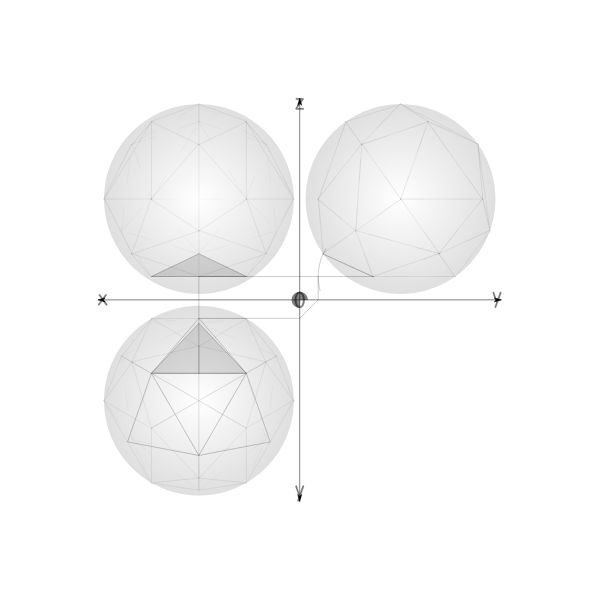 29 net construction geodesic spheres recursive from tetrahedron