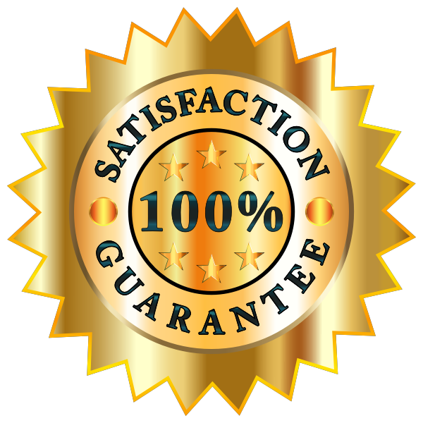 100 Percent Satisfaction Guarantee Badge