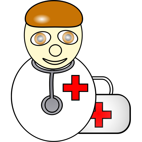 Doctor icon vector image