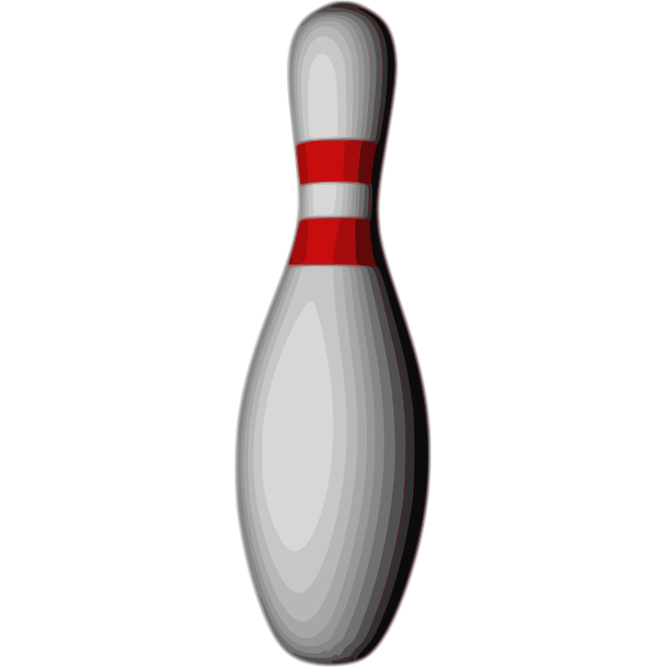 Bowling pin icon vector illustration