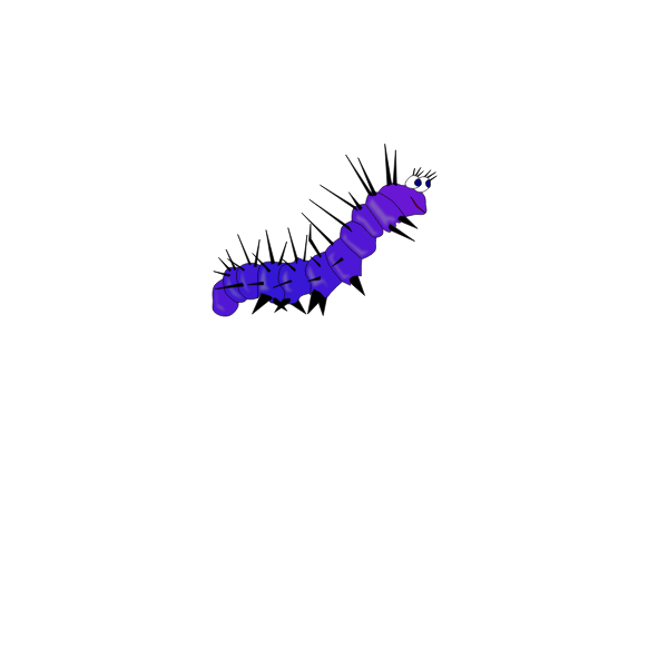 Purple caterpillar