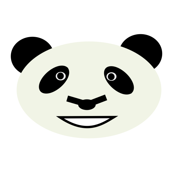 Panda's face