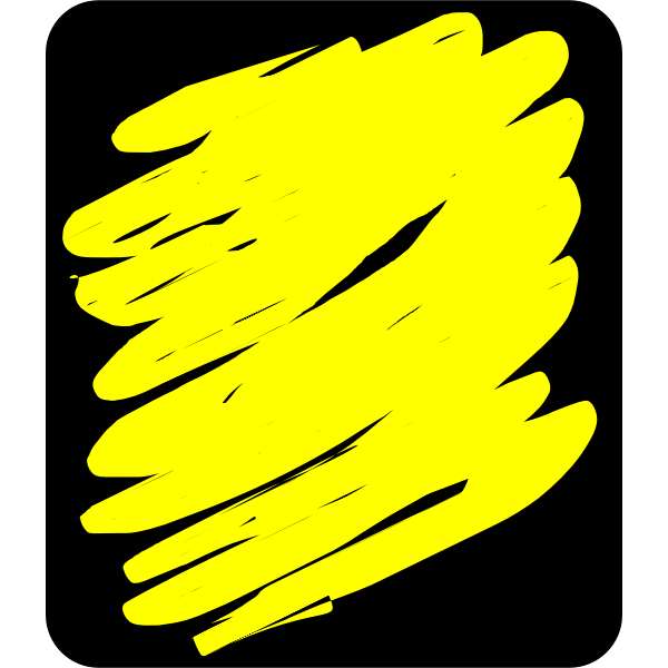 Yellow scribble