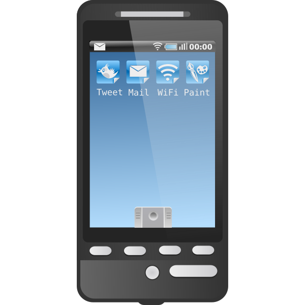 Android Phone Vector Illustration Free Svg