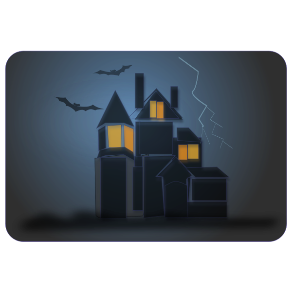 House of ghosts vector image