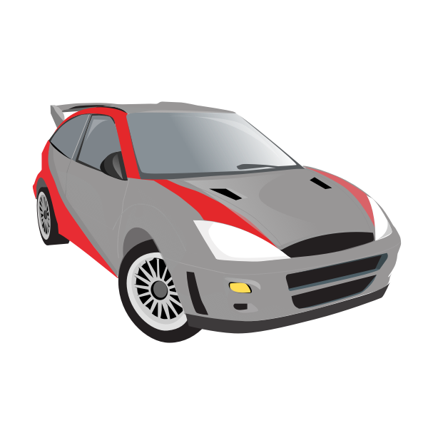 Vector illustration of sport car