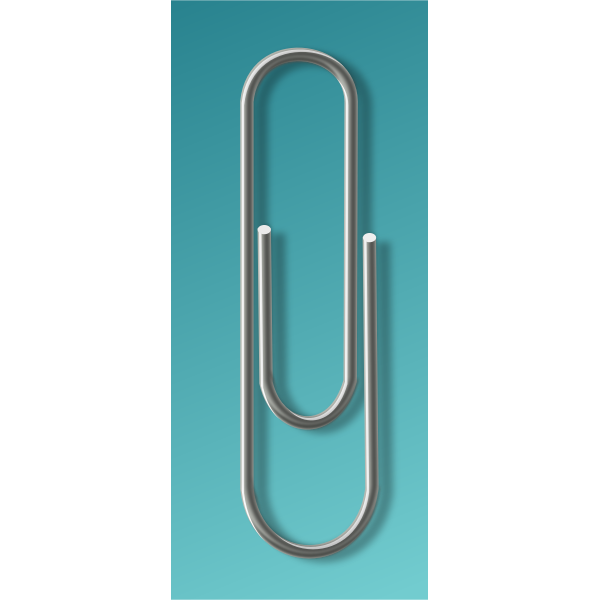Paperclip vector image