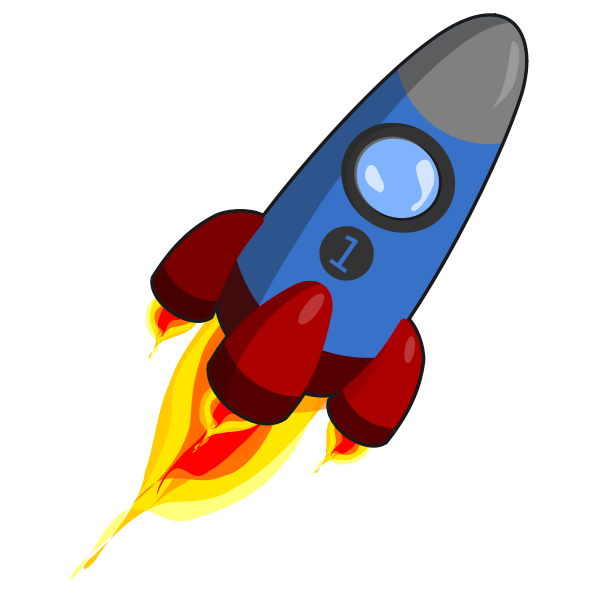Vector Clip Art Cartoon Rocketship Clip Art Png Download Full Size Clipart 252216 Pinclipart