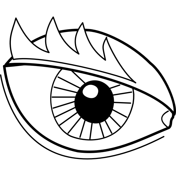Eye drawing image