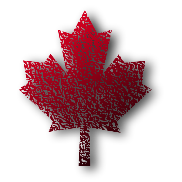 Canadian Maple Leaf vector drawing