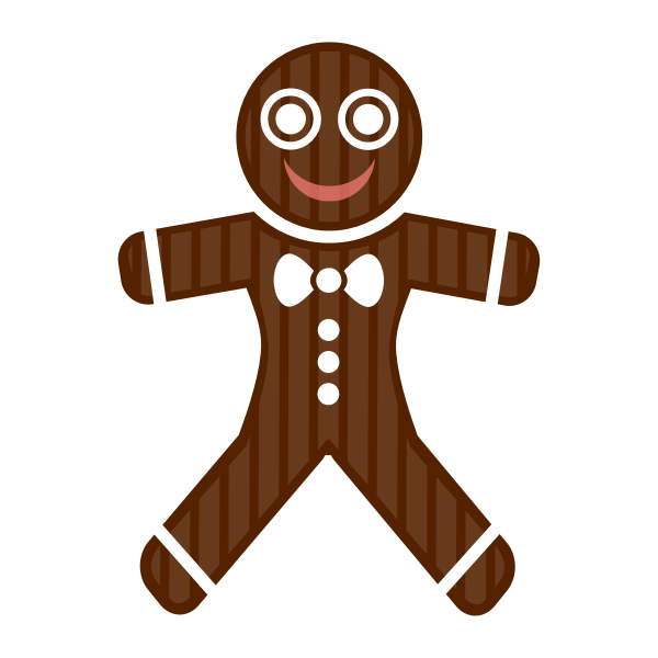 Download Gingerbread Man Vector Image Free Svg