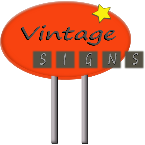 Vintage sign vector image | Free SVG