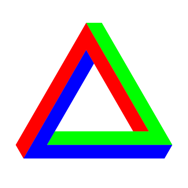 Penrose Triangle RGB
