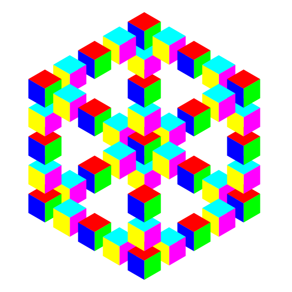 Hexagon cube