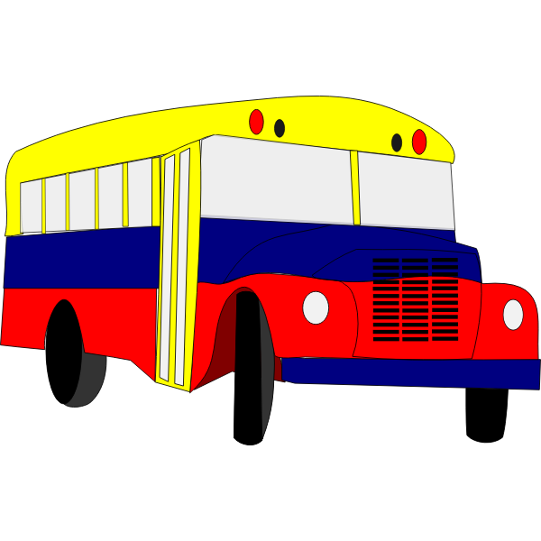 Vector image of chiva bus