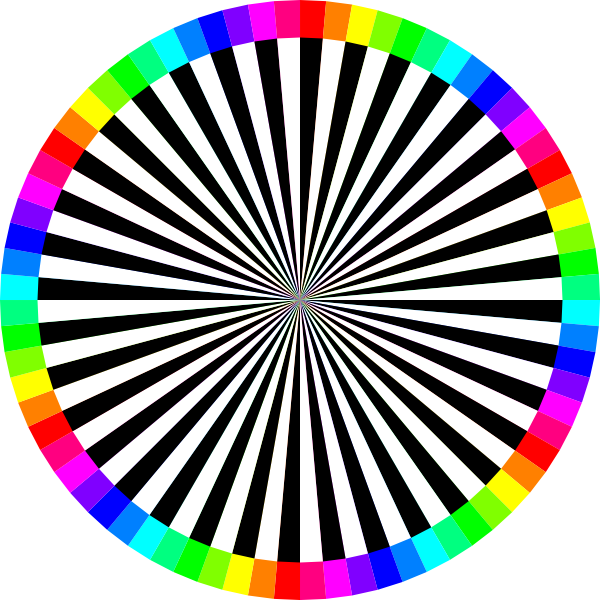 Colorful pallette vector graphics