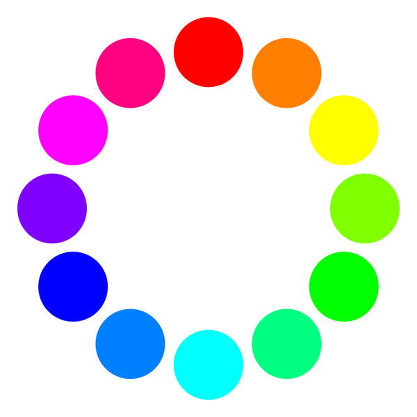 12 color circles