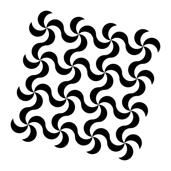 squarish swirly pattern
