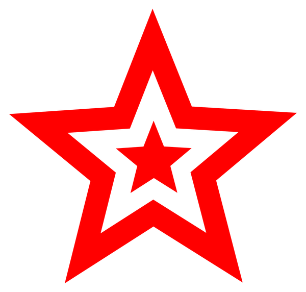 Red star in star