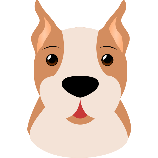 Cartoon Image Of Dog S Head Free Svg