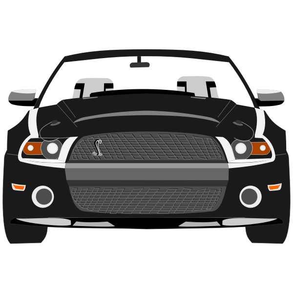 Vector image of sport car