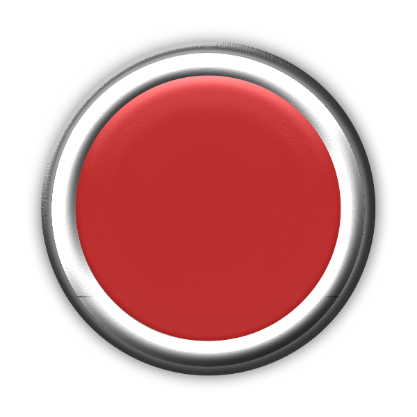 Red Button with Internal Light Turned Off | Free SVG
