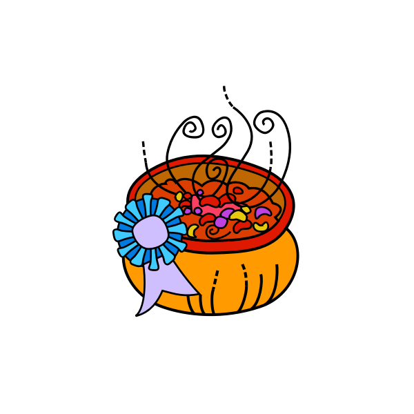 Bowl of chili vector image