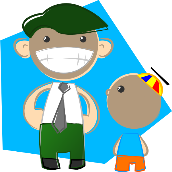 Download Dad and son | Free SVG