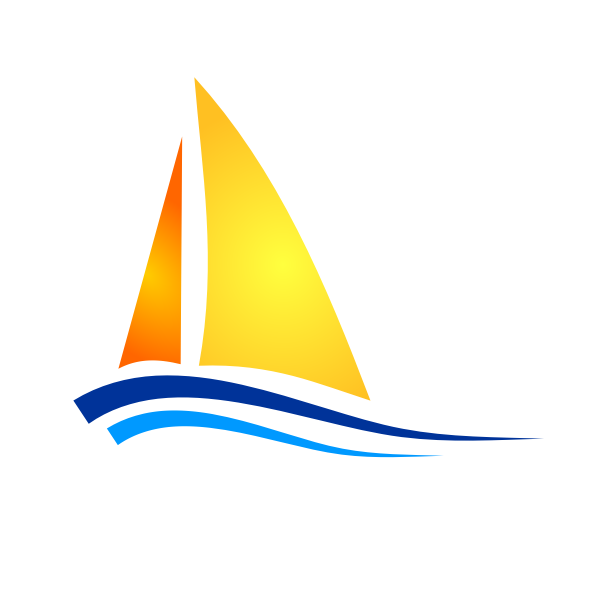 Summer boat vector clip art