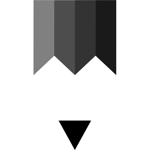 Vector clip art of pencil shape icon