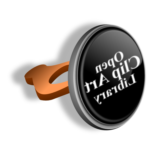 Open clip art stamp vector image