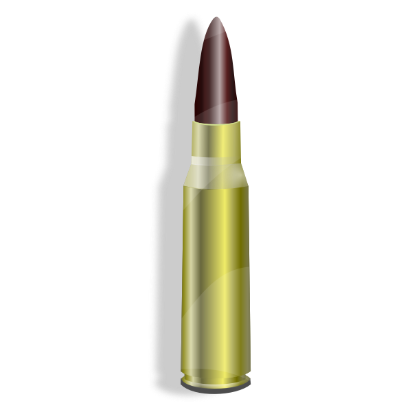 Vector graphics of bullet
