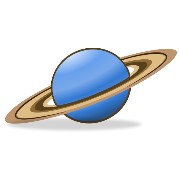 Vector Clip Art Of Planet Saturn Icon Free Svg