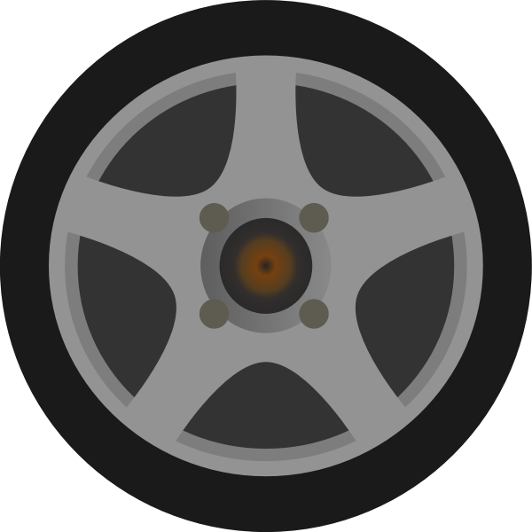 Car Wheel Tire Vector