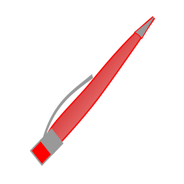Vector of a pen