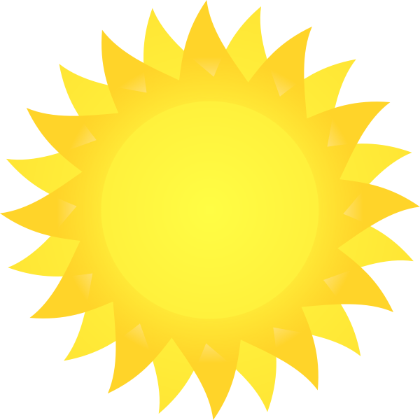 Sun vector image