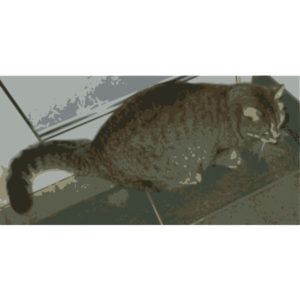 fat cat | Free SVG