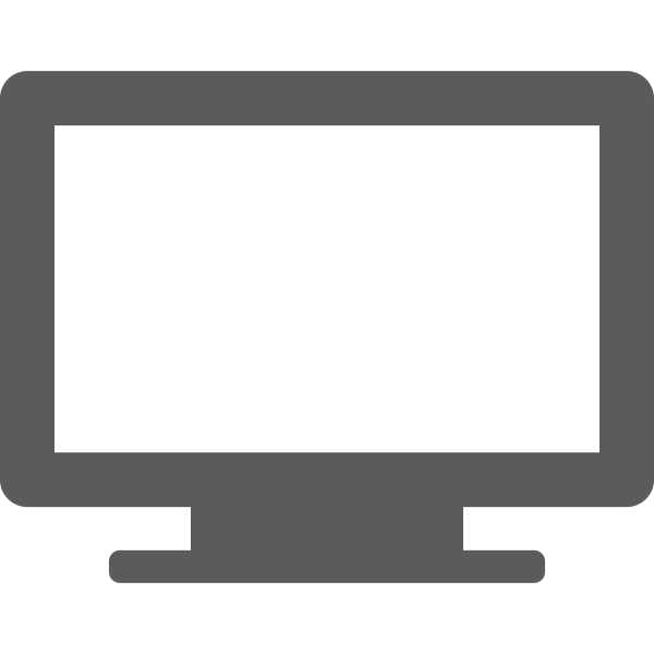 Computer monitor symbol vector illustration | Free SVG