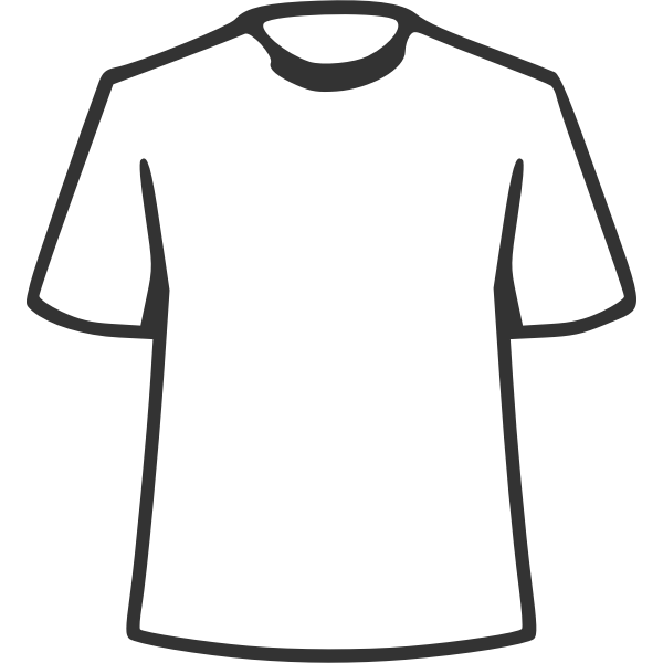 Simple outlined shirt | Free SVG