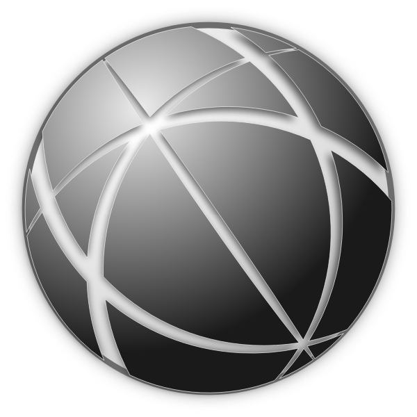 Download Gray Globe Icon Vector Image Free Svg