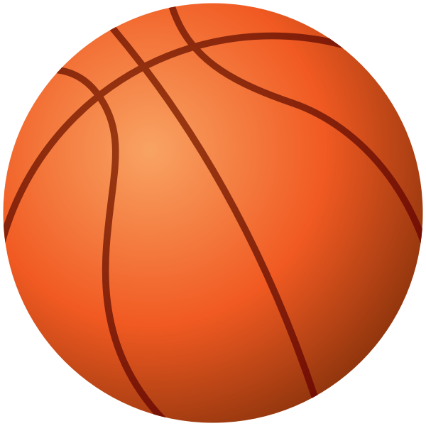 Download Vector Drawing Of A Basketball Ball Free Svg