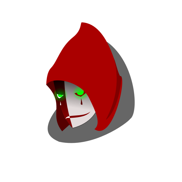 Hooded sad mask